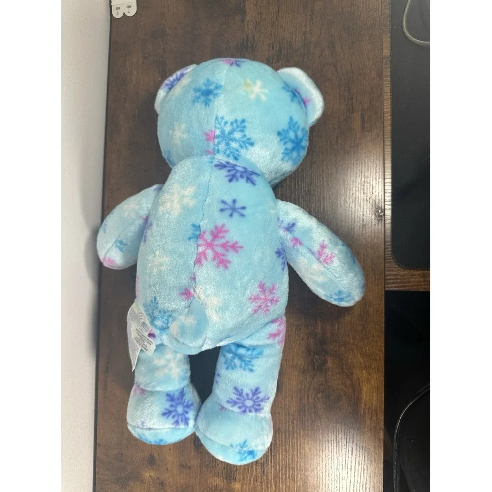 Build A Bear Workshop Exclusive‎ Blue Snow flakes Bear Retired Snow Much Fun